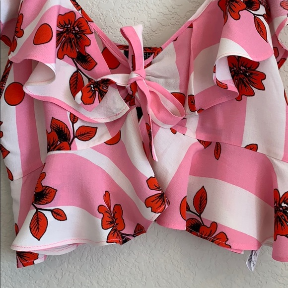 New! TOPSHOP sweet & sexy crop cami blouse size 8 - Picture 5 of 8